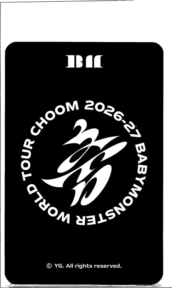 BABYMONSTER -"2026-27 BABYMONSTER WORLD TOUR" [CHOOM] Pop-Up Store Random Trading Photocard (2) [26.06.22]