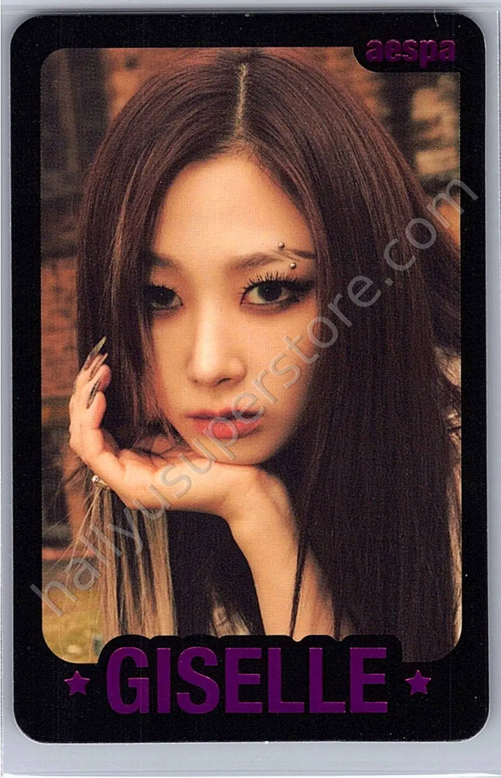 aespa - Giselle - aespa - Giselle - My World Album trading card merch photocard