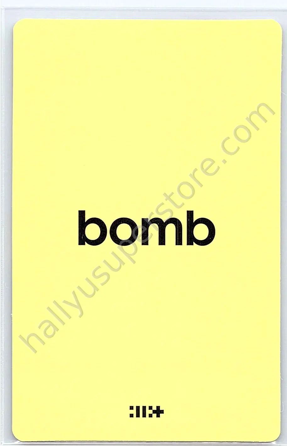 ILLIT - Minju - bomb A version album photocard star bomb version