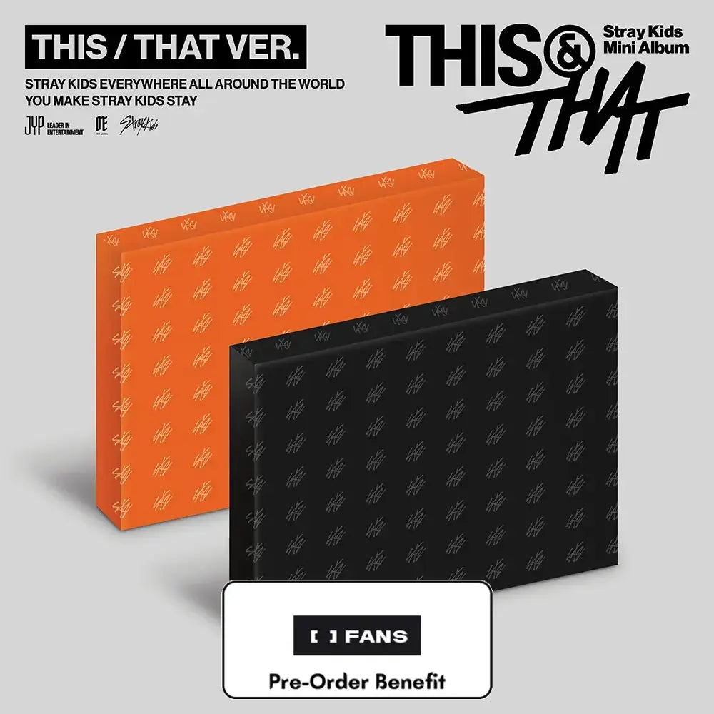 [Pre-Order] Stray Kids - THIS & THAT (THIS VER., THAT VER.) + Pre-Order benefit