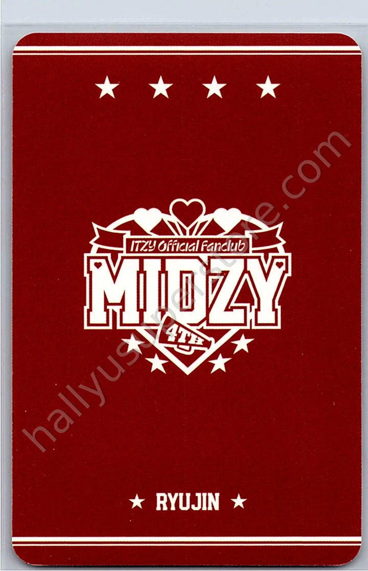 ITZY - Ryujin - ITZY - Ryujin -  Itzy official fanclub MIDZY 4th generation Other photocard set