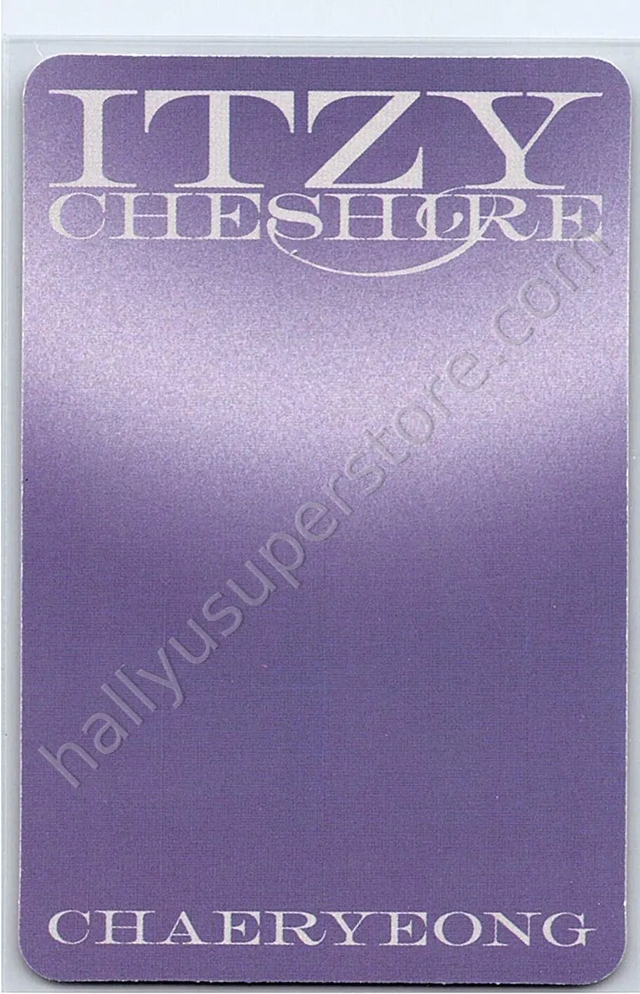 ITZY - Chaeryeong - Cheshire Album album photocard limited version