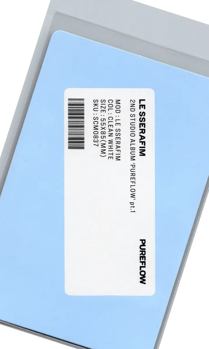 LE SSERAFIM "PUREFLOW" - Official Photocard (COMPACT Ver.) [26.06.08] (Restocked 6/16)