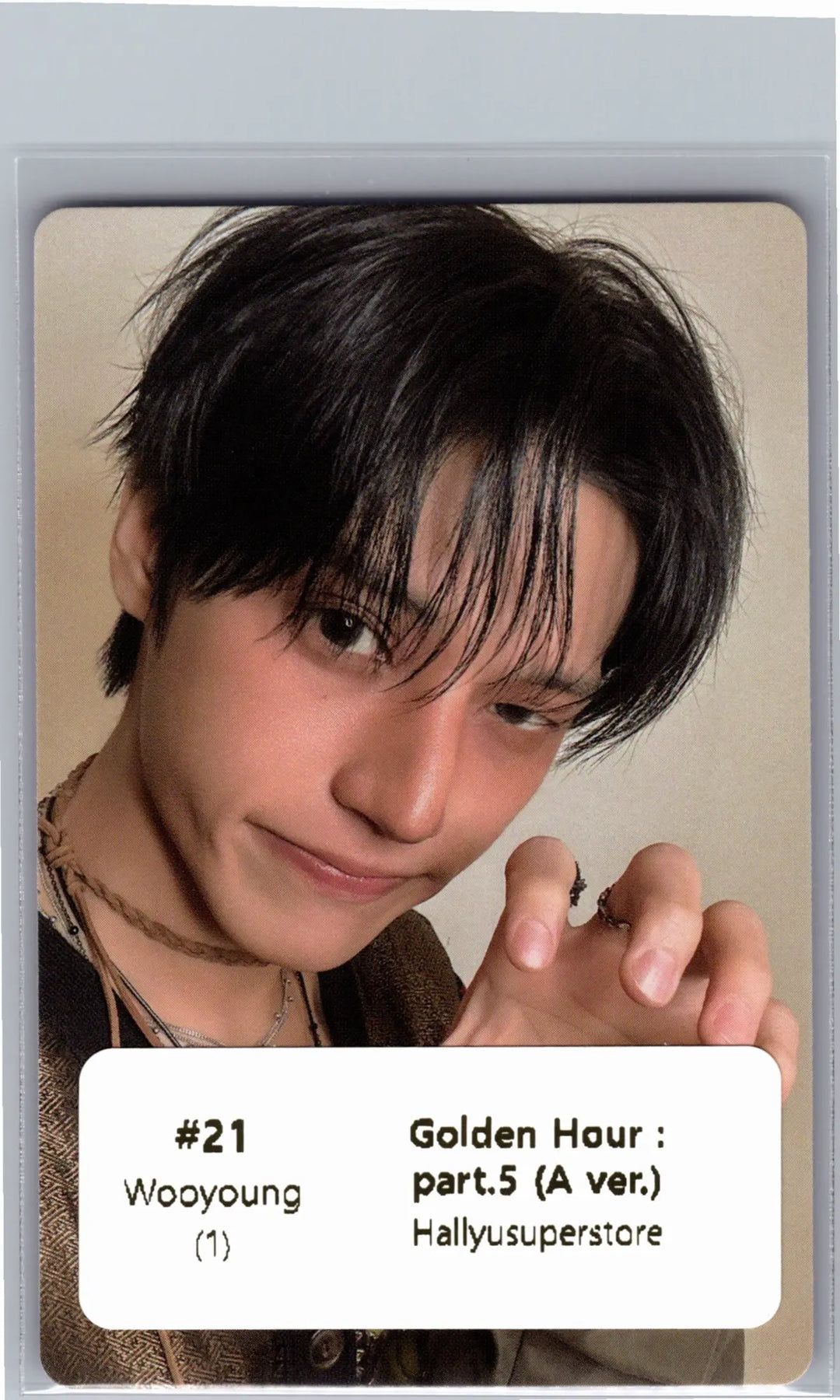 ATEEZ "GOLDEN HOUR : Part.5" - Official Photocard (A ver.) [26.06.26]