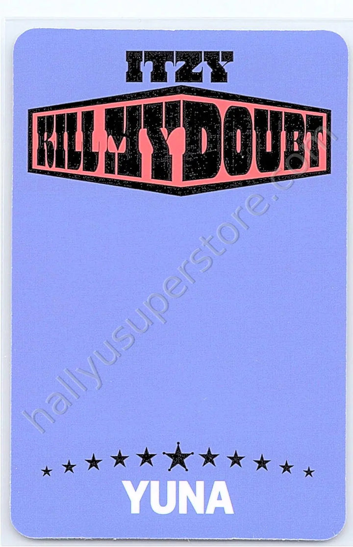 ITZY - Yuna - ITZY - Yeji - KILL MY DOUBT Album album photocard