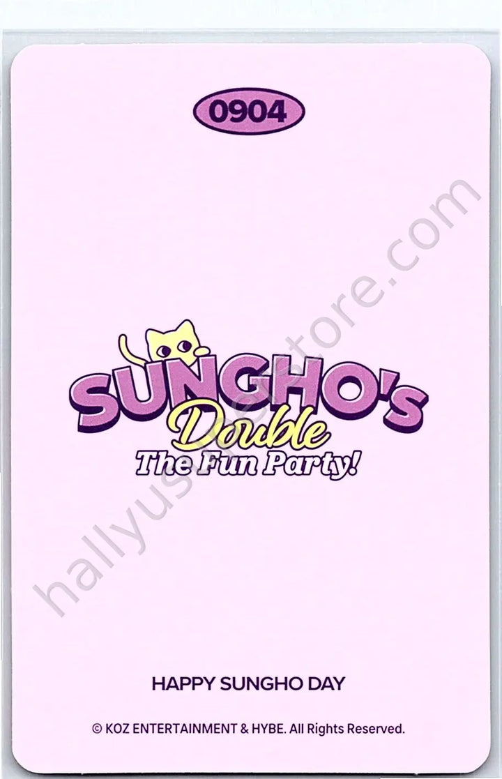 BOYNEXTDOOR - Sungho - BIRTHDAY MD 2025 version photocard set