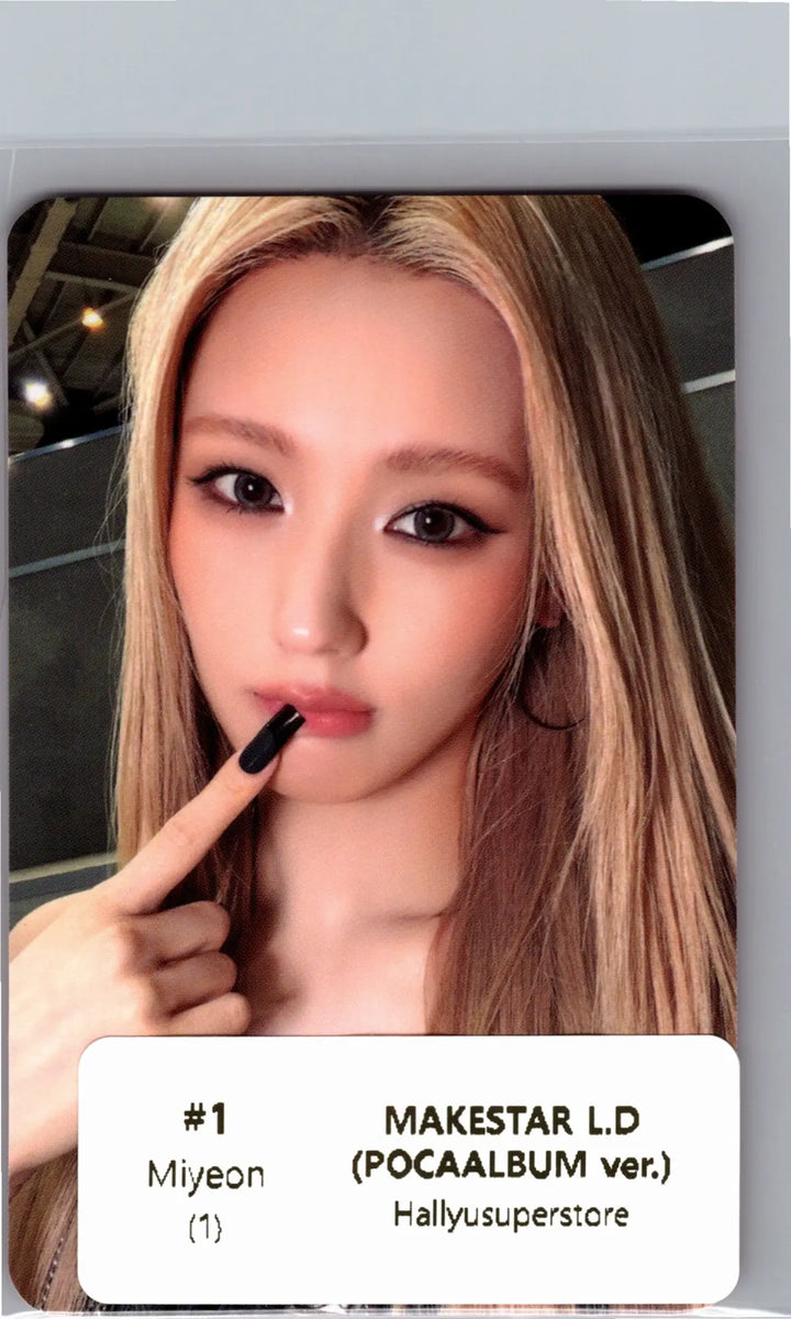 I-DLE "We made" - Makestar Lucky Draw Event Photocard (POCAALBUM Ver.) [26.07.07]
