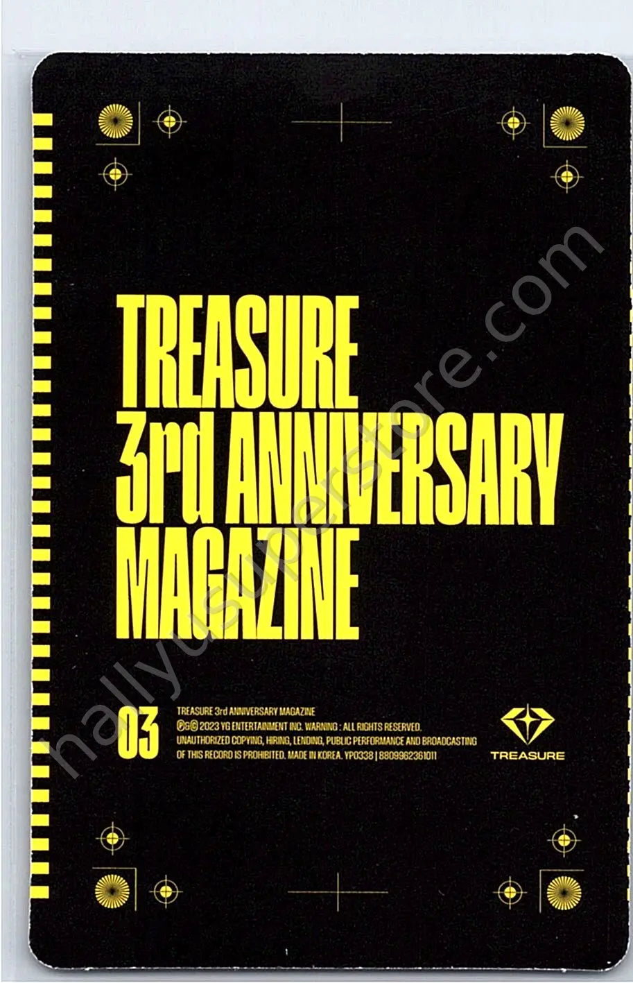 TREASURE - Park Jeongwoo - 3rd Anniversary Magazine photocard set