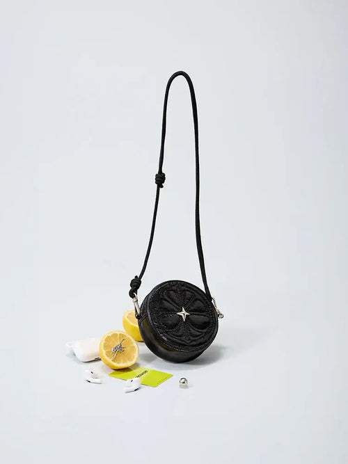 [Pre-Order] aespa - [coller aespa edition] LEMONADE KEYRING BAG ONYX BLACK