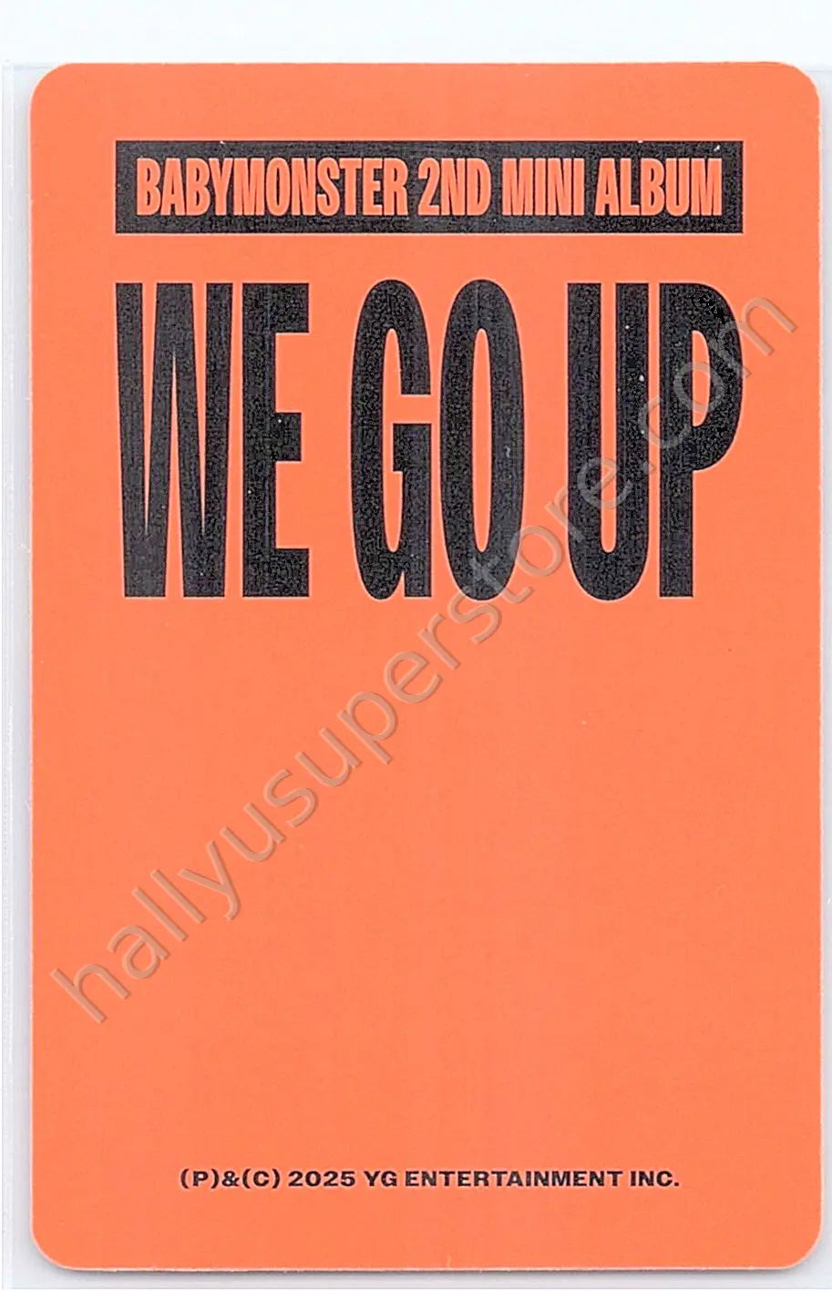 BABYMONSTER - Ruka - WE GO UP album photocard go version