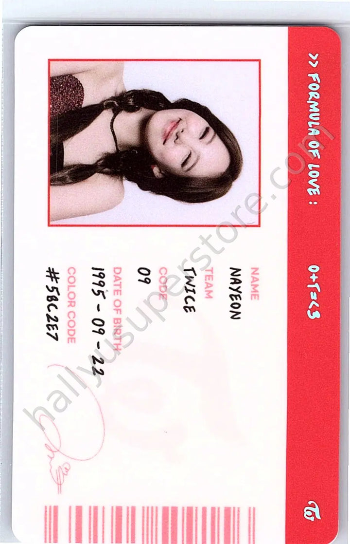 TWICE - Nayeon - Formula of Love: O+T=<3