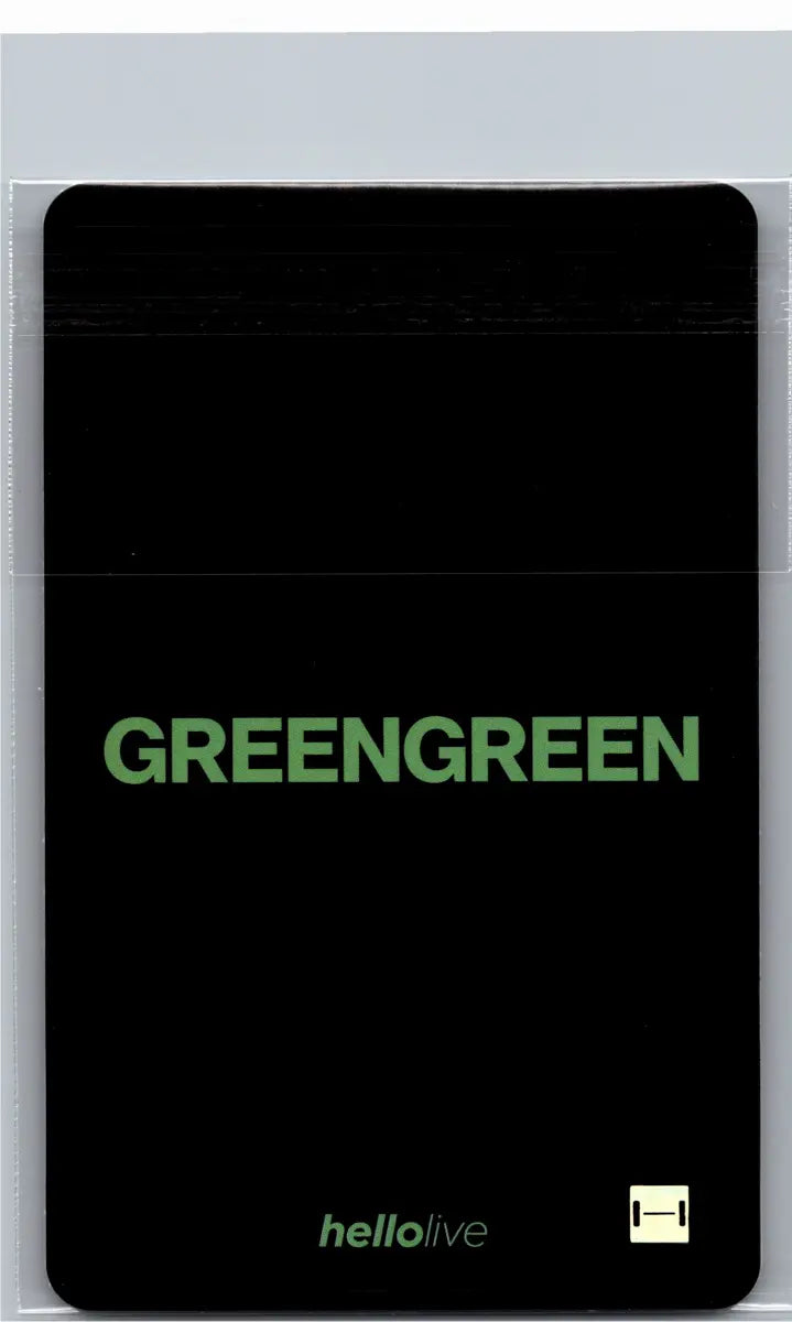 CORTIS The 2nd EP "GREENGREEN" - Hellolive Lucky Draw Event Photocard [26.06.16]