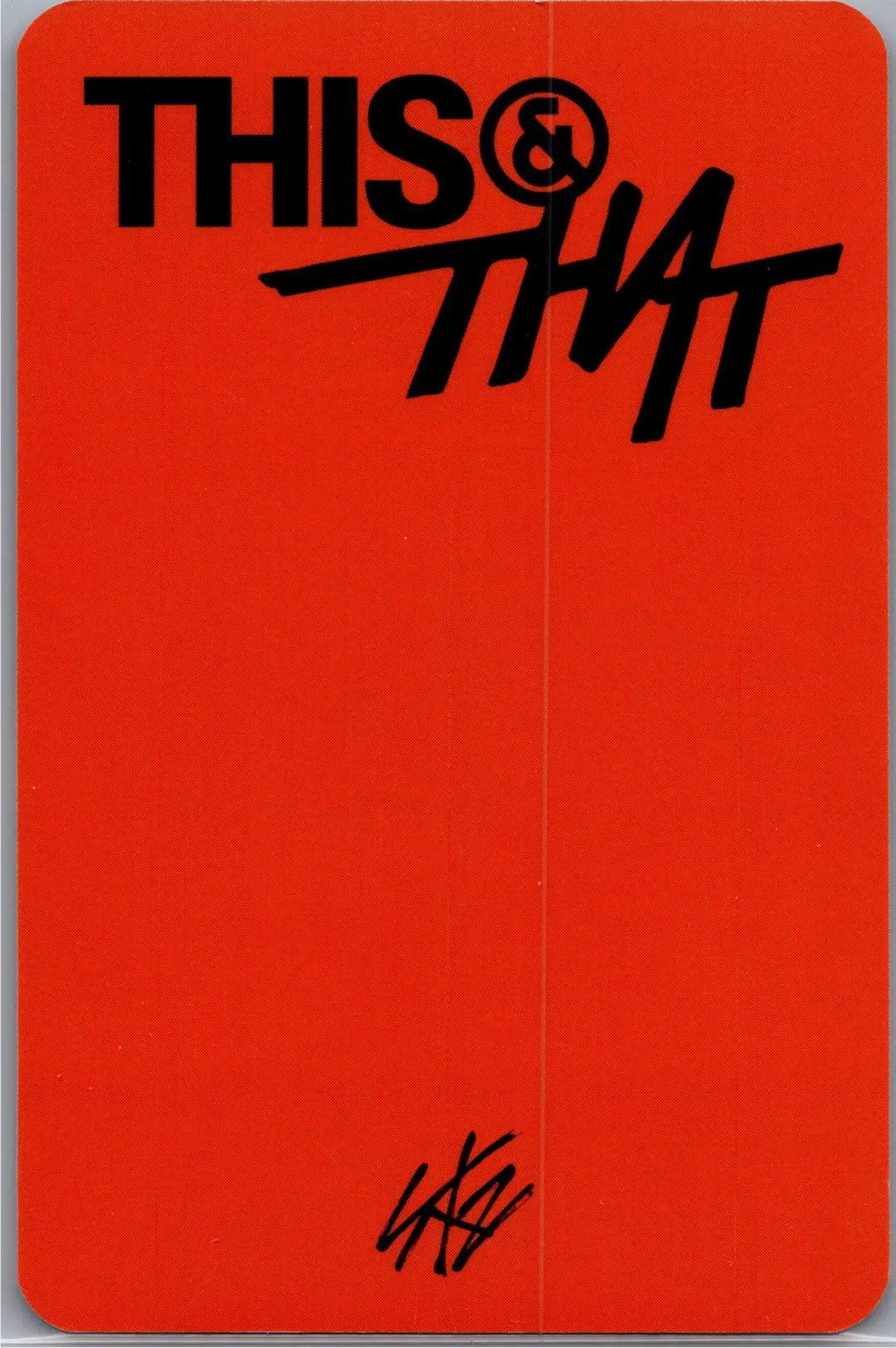 Stray Kids "THIS &amp; THAT" - Music Plant Pre-Order Benefit Photocard [26.08.18]