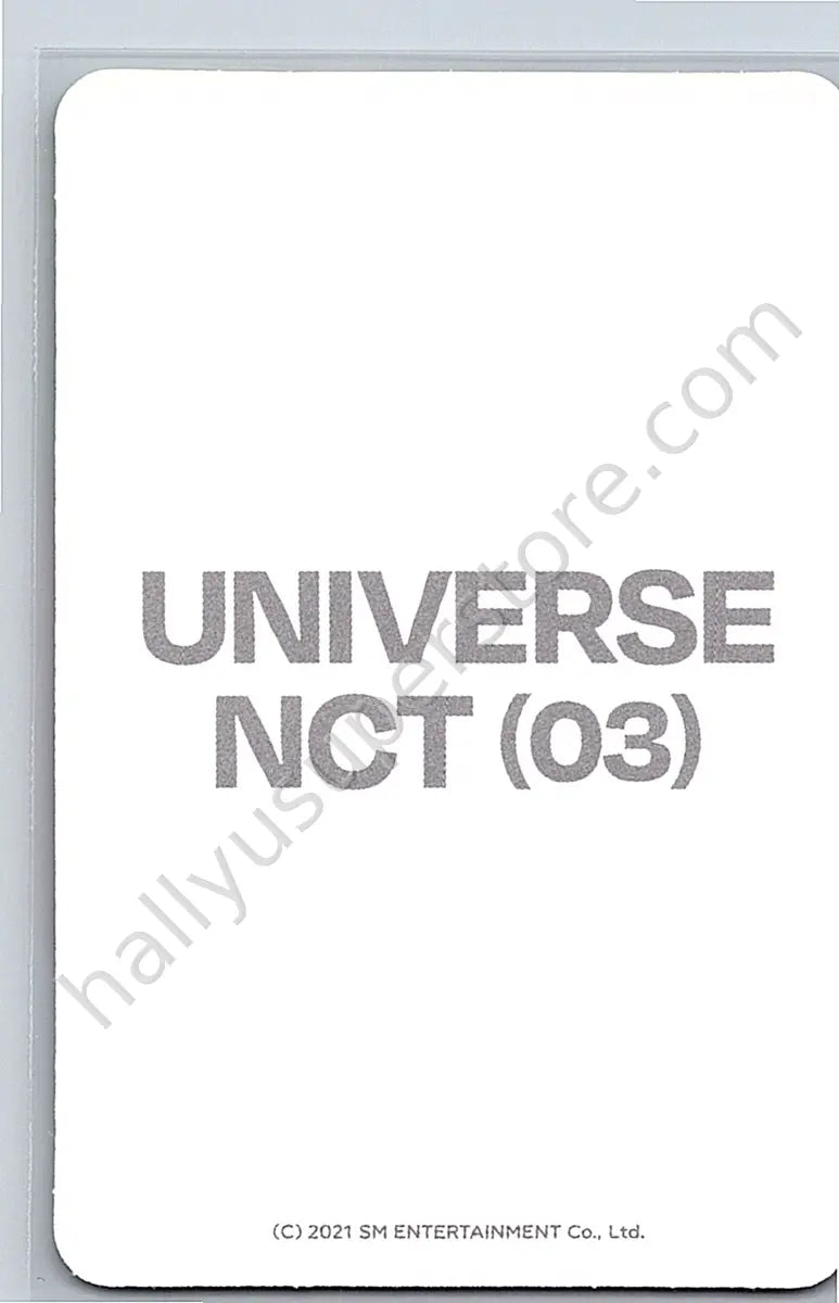 NCT - Jeno - NCT - Jeno - Universe MD Other merch photocard trading card B version