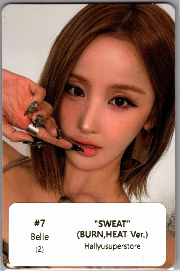 KISS OF LIFE "SWEAT" - Official Photocard (BURN, HEAT Ver.)