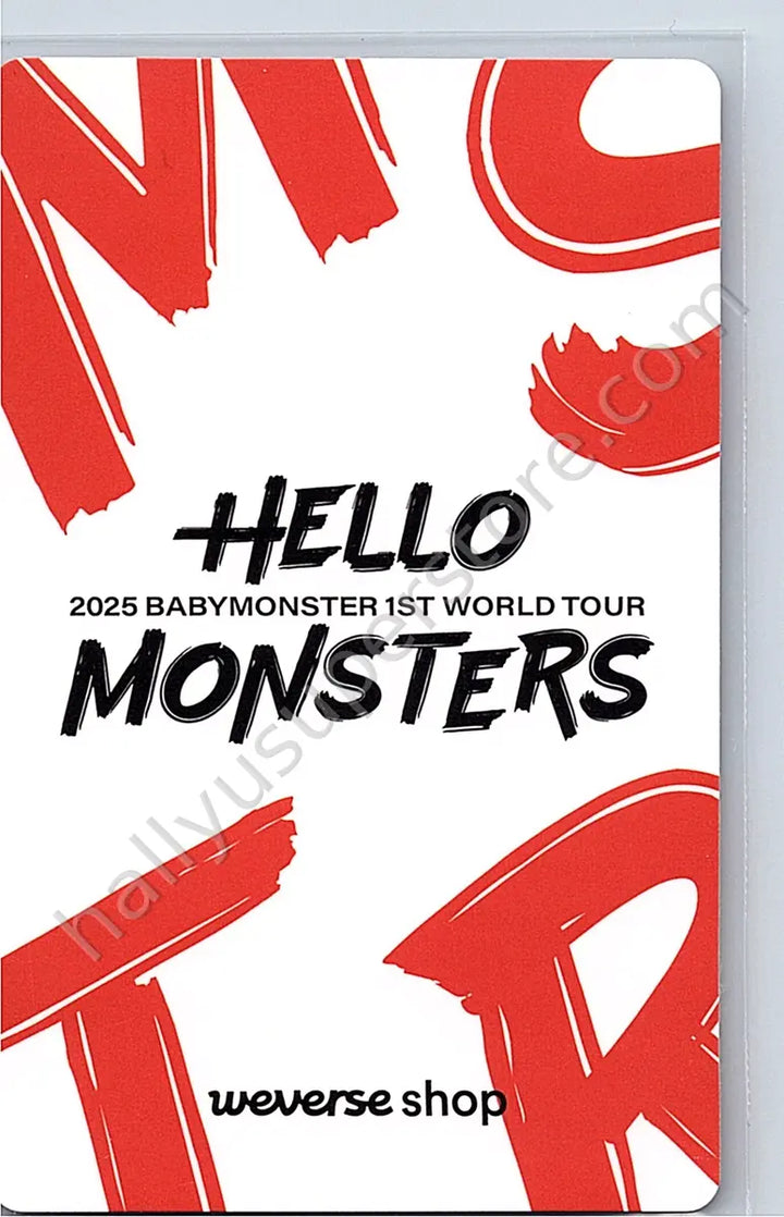 BABYMONSTER - Ruka - BABYMONSTER - Ruka - Hello Monsters 1st World Tour Event tour merch weverse event seoul A version
