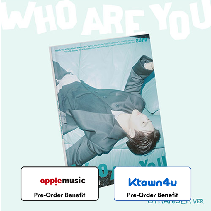 **[Pre-Order] SUHO - 4th Mini Album 'Who Are You' (Stranger Ver.) + LuckyDraw Event (Choose Version))