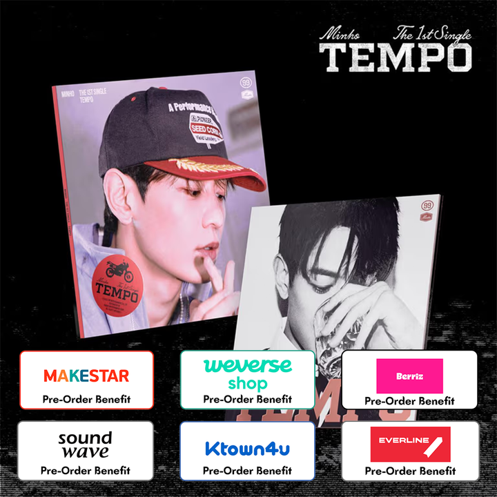 **[Pre-Order]  MINHO (of SHINee) - 1st Single Album "TEMPO " + LuckDraw Event (Random/SET)