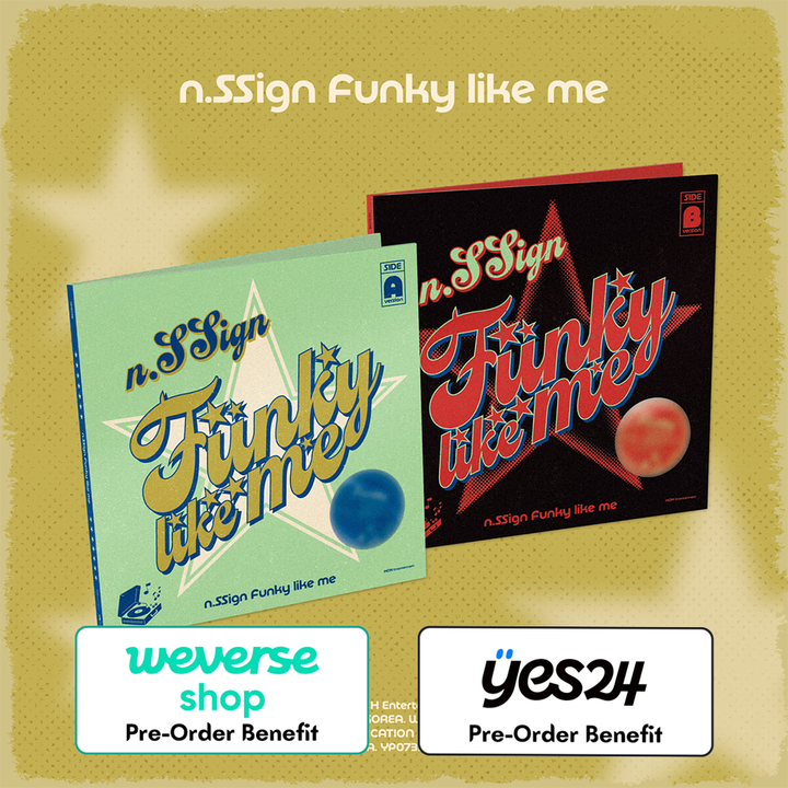 **n.SSign - n.SSign 'Funky like me' + Pre-Order Benefit (Choose ver.)
