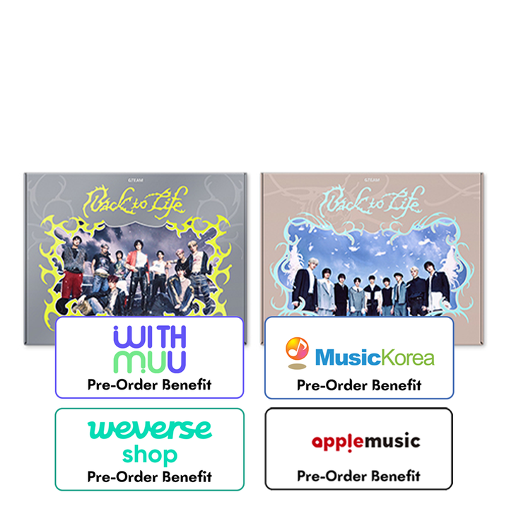 ** [Pre-Order] &TEAM - 1st Mini Album "Back to Life" + Lucky Draw Event (BREATH / GAZE ver.)(Choose Version)