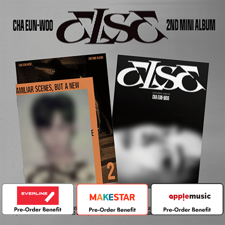 ** [Pre-Order] CHA EUN WOO (of ASTRO) - Mini 2nd "ELSE" (Choose ver.)(FORM 1 / FORM 2 VER.)