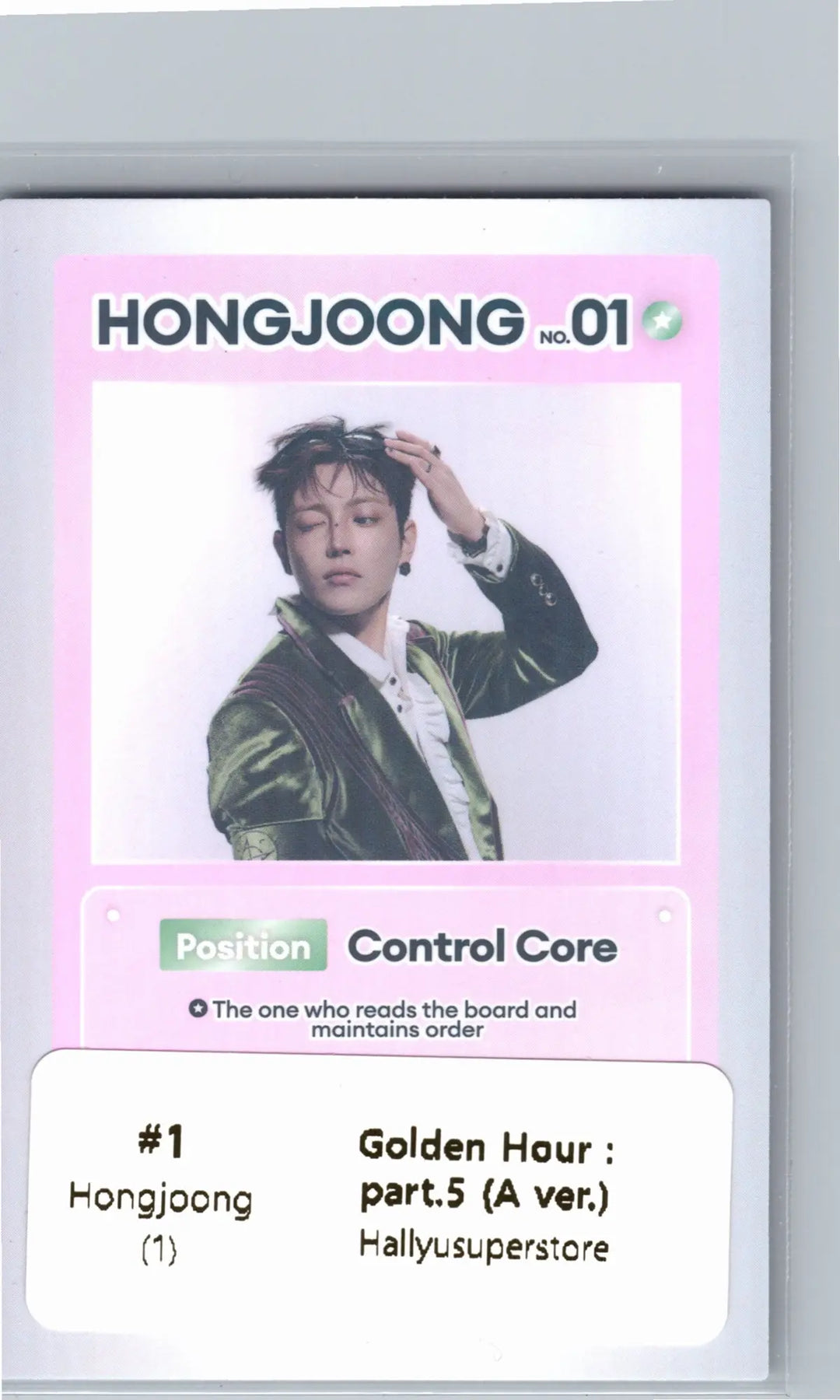ATEEZ "GOLDEN HOUR : Part.5" - Official Photocard (A ver.) [26.06.26]