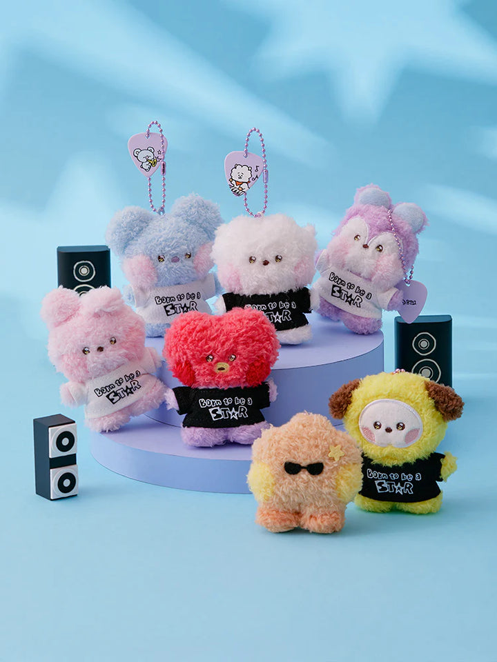 ** BT21 - Mini Minini Band Doll Keyring (Choose Member)