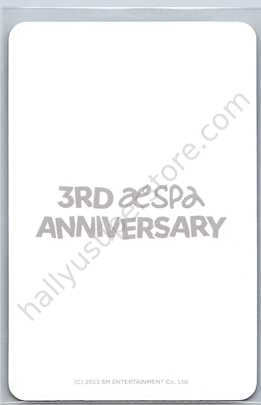 aespa - Karina - aespa - Karina - 3rd Anniversary  Other merch photocard lucky draw