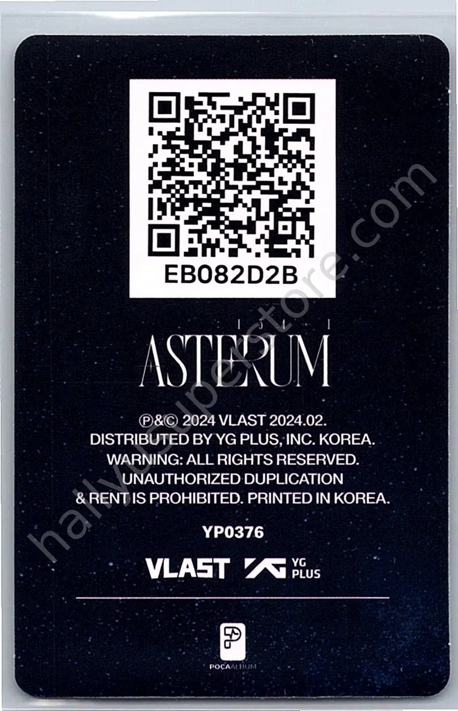 PLAVE - Eunho - Asterum : 134-1 poca album qr card