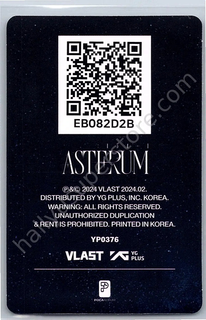 PLAVE - Eunho - Asterum : 134-1 poca album qr card