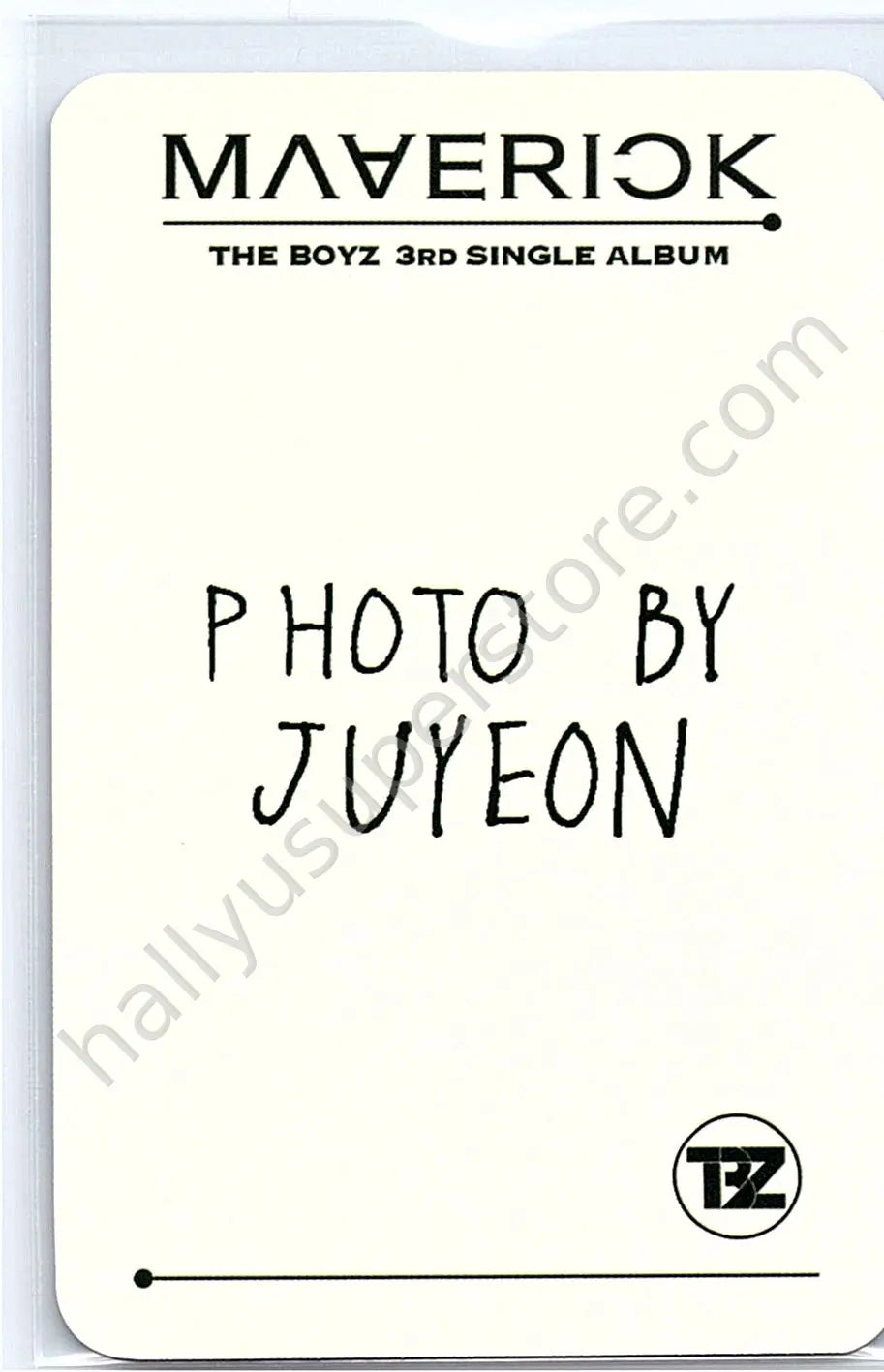 THE BOYZ - Younghoon - Maverick dear my muse (dmm) fansign