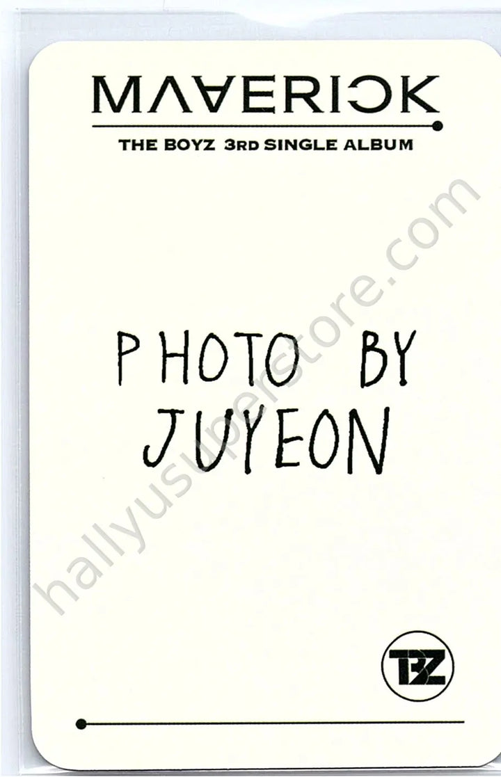 THE BOYZ - Younghoon - Maverick dear my muse (dmm) fansign
