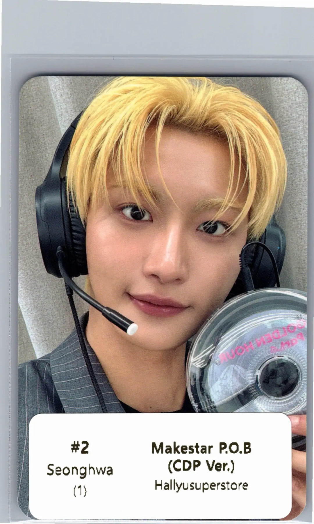 ATEEZ "GOLDEN HOUR : Part.5" - Makestar Pre-Order Benefit Photocard (CDP Ver.) [26.07.08]
