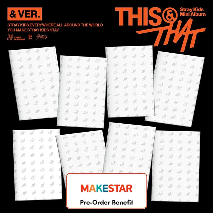 [Pre-Order] Stray Kids - THIS &amp; THAT (&amp; VER.) + Pre-Order benefit (Choose Version)