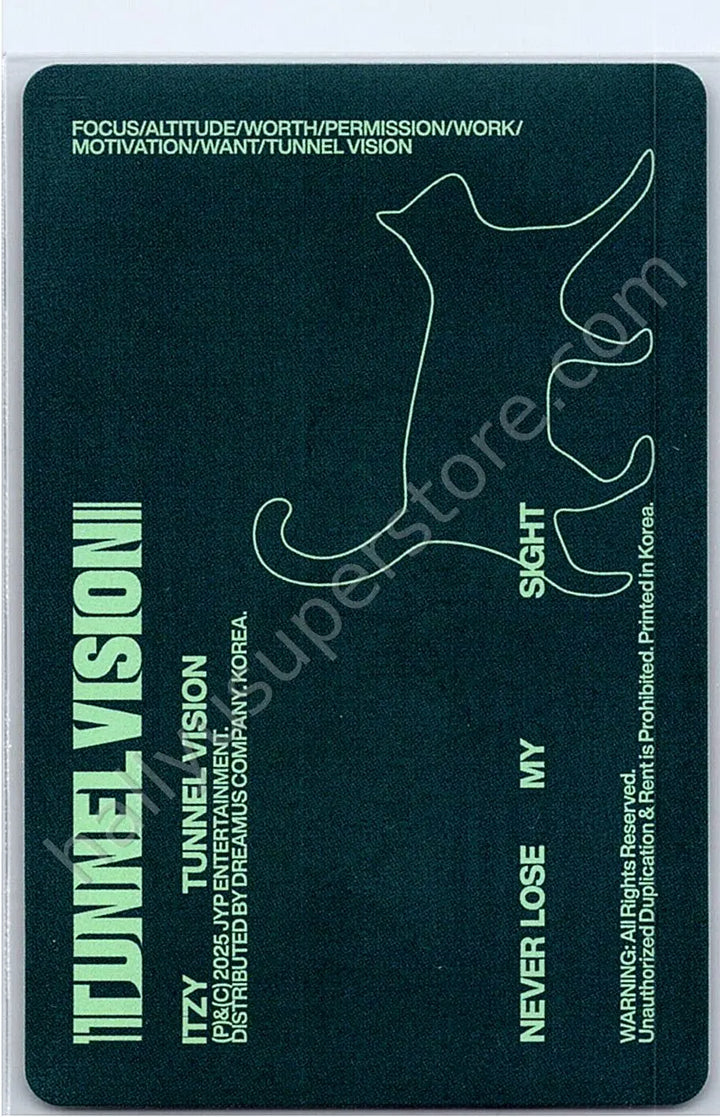 ITZY - Yeji - TUNNEL VISION Platform Album Version A