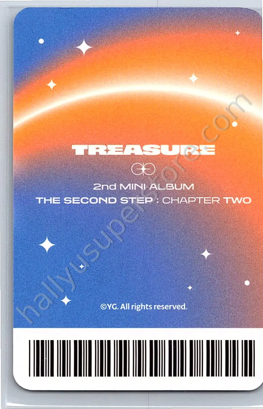 TREASURE - Yoon Jaehyuk - THE SECOND STEP : CHAPTER TWO album photocard C version yg tag version