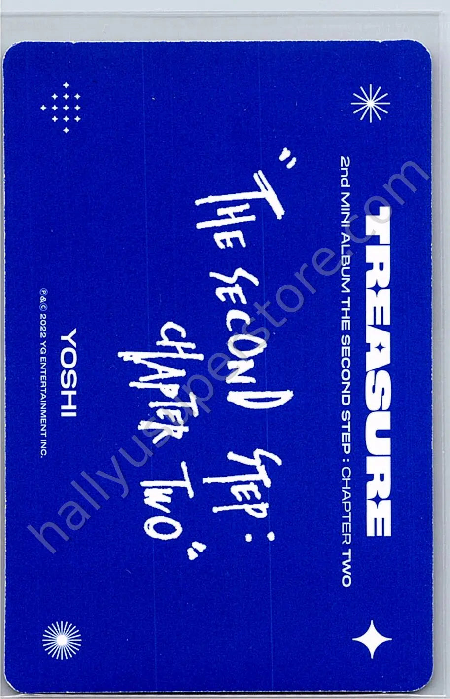TREASURE - Yoshi - THE SECOND STEP : CHAPTER TWO album photocard