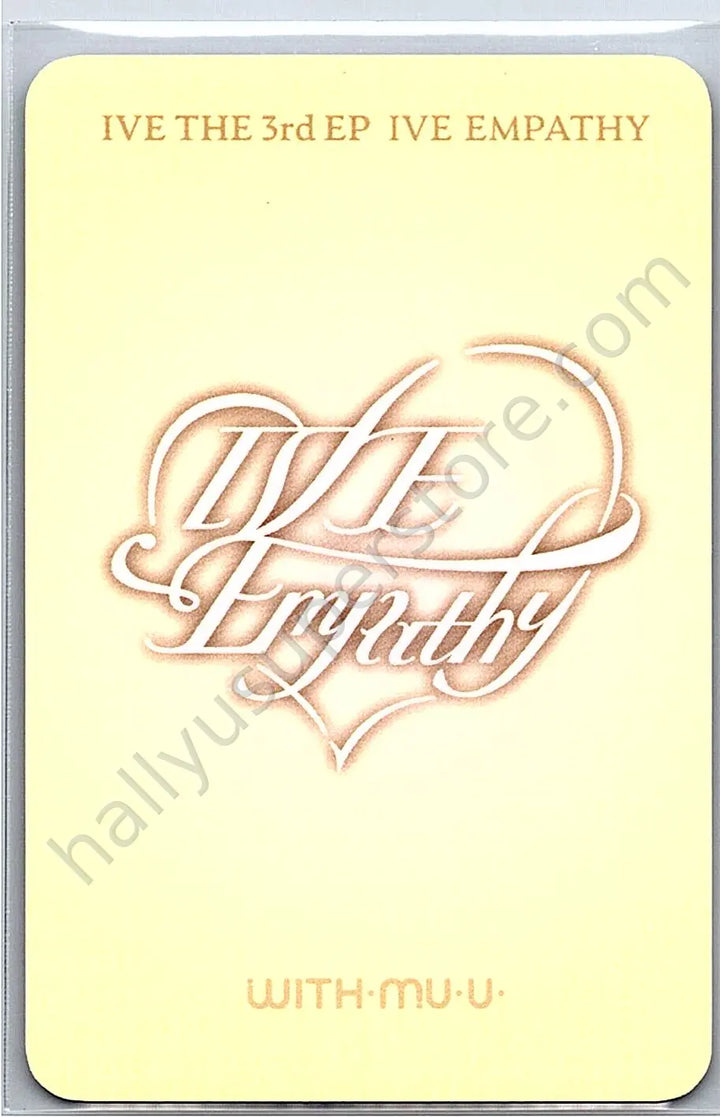 IVE - Rei - IVE EMPATHY lucky draw (LD) round 1 withmuu