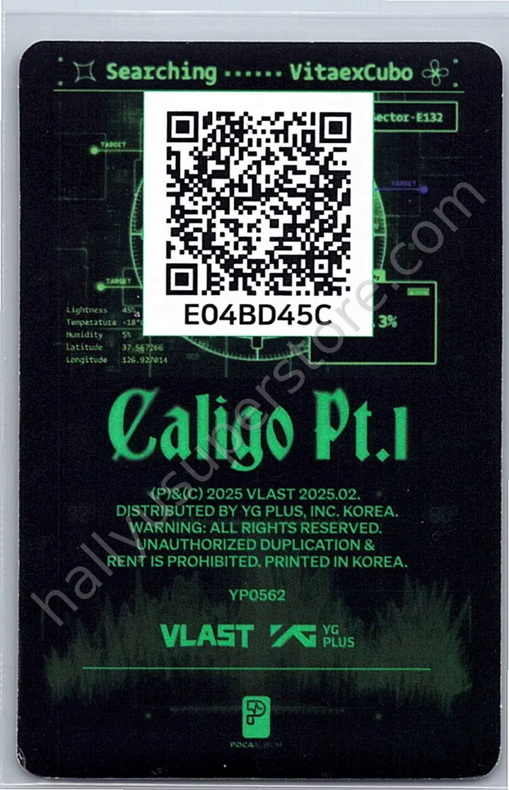 PLAVE - Eunho - Caligo Pt.1 poca album qr card