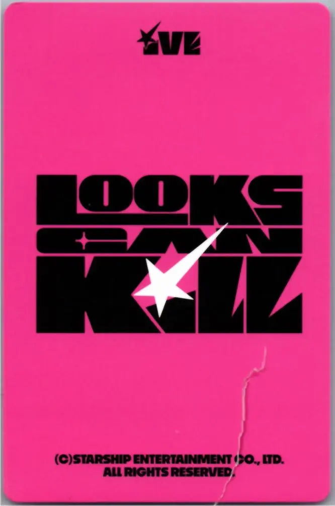 IVE "Looks Can Kill" - Official Photocard [26.10.27]