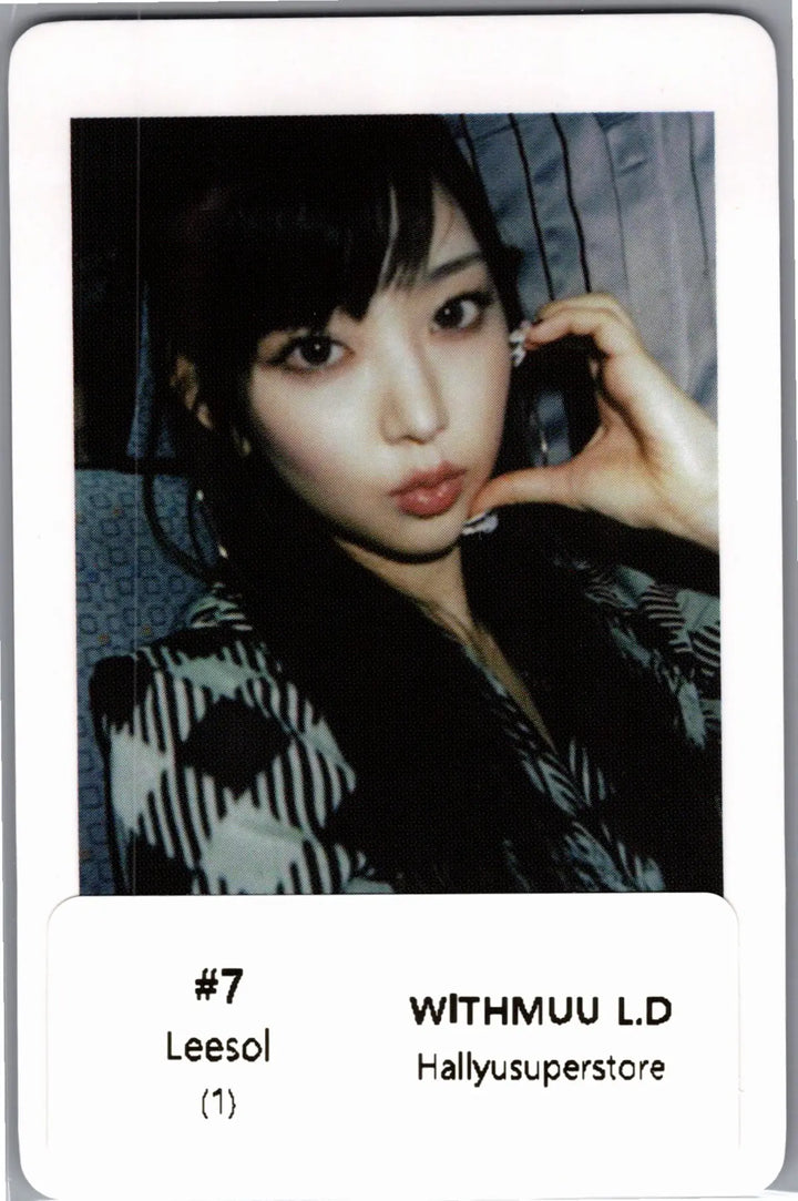 KiiiKiii "WhyKiiiKiii" - Withmuu Lucky Draw Event Photocard, Polaroid type Photocard [26.08.18]