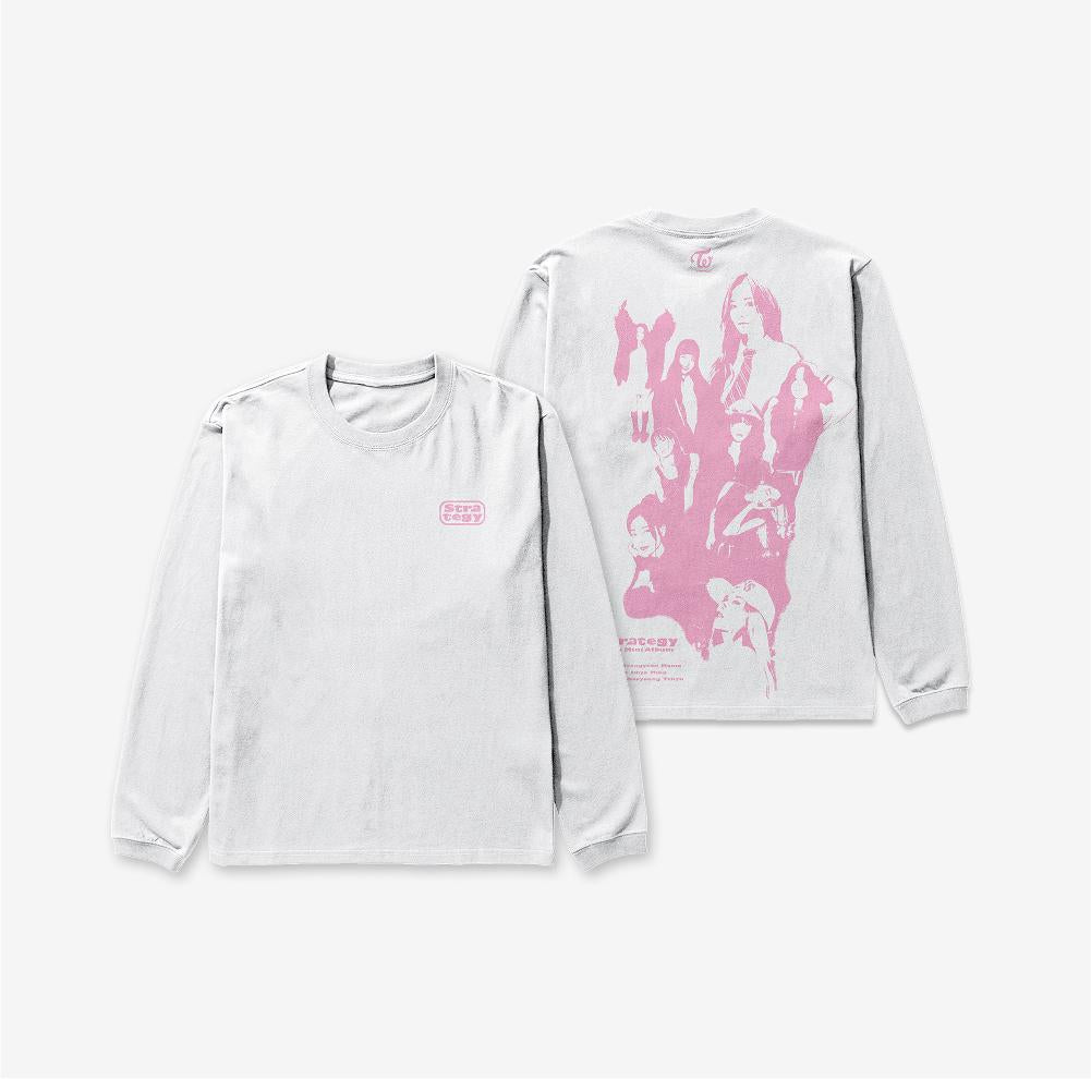 [TWICE] LONG SLEEVE T-SHIRT PORTRAIT Ver. - TWICE STRATEGY POP-UP In SEOUL