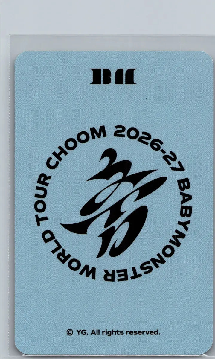 BABYMONSTER -"2026-27 BABYMONSTER WORLD TOUR" [CHOOM] Pop-Up Store Random Trading Photocard (2) [26.06.22]
