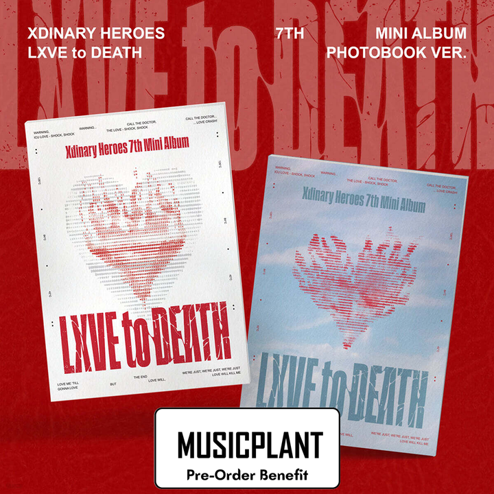 [Pre-Order] Xdinary Heroes - 7th Mini Album "LXVE to DEATH" [PhotobookVer.] +Pre-Order Benefit Photocard