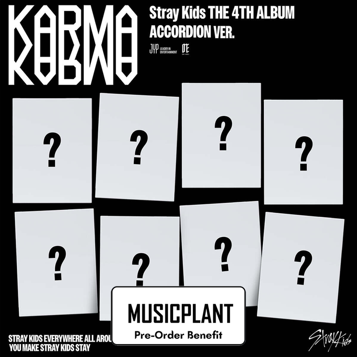 **[Pre-Order] Stray Kids - 4th Album "KARMA" [ACCORDION Ver.] +Pre -Order Benefit