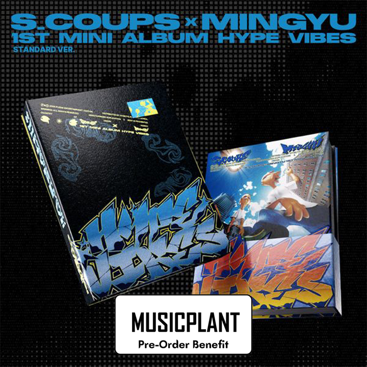 **[Pre-Order]  SEVENTEEN - S.COUPS x MINGYU - Mini 1 st "HYPE VIBES" + Musicplant Luckdraw event