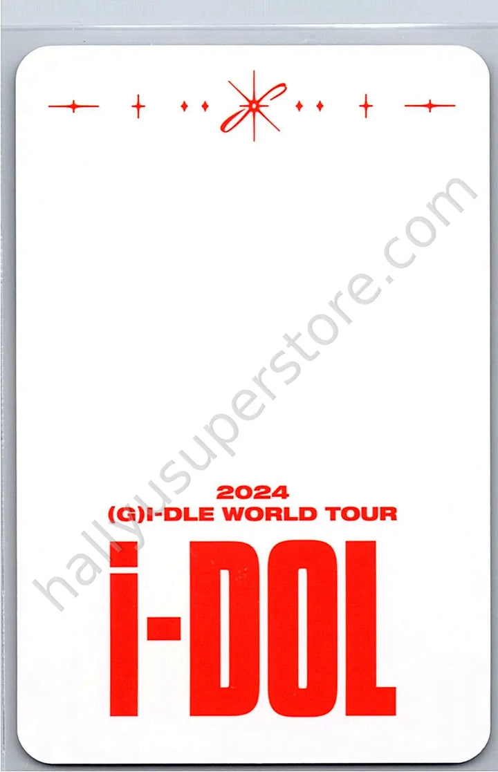 i-dle - Yuqi - 2024 World Tour [i-DOL] photocard set tour merch