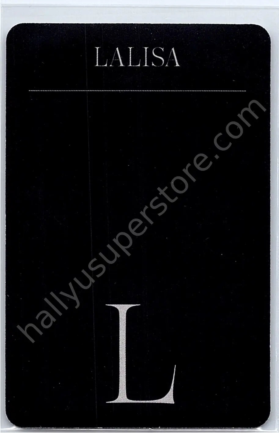 BLACKPINK - Lisa - LALISA (Lisa solo) album photocard black version solo album