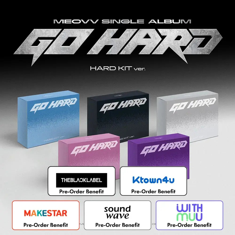 [Pre-Order] MEOVV - Single Album [GO HARD] (HARD KIT ver.) + Pre-Order Benefit