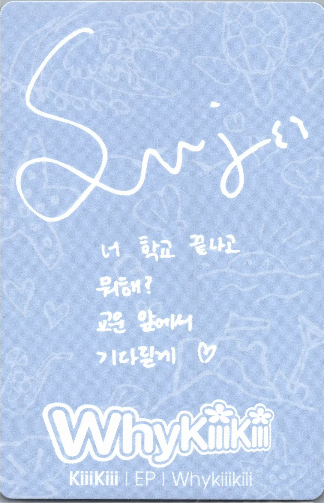 KiiiKiii "WhyKiiiKiii" - Official Photocard [26.08.18]